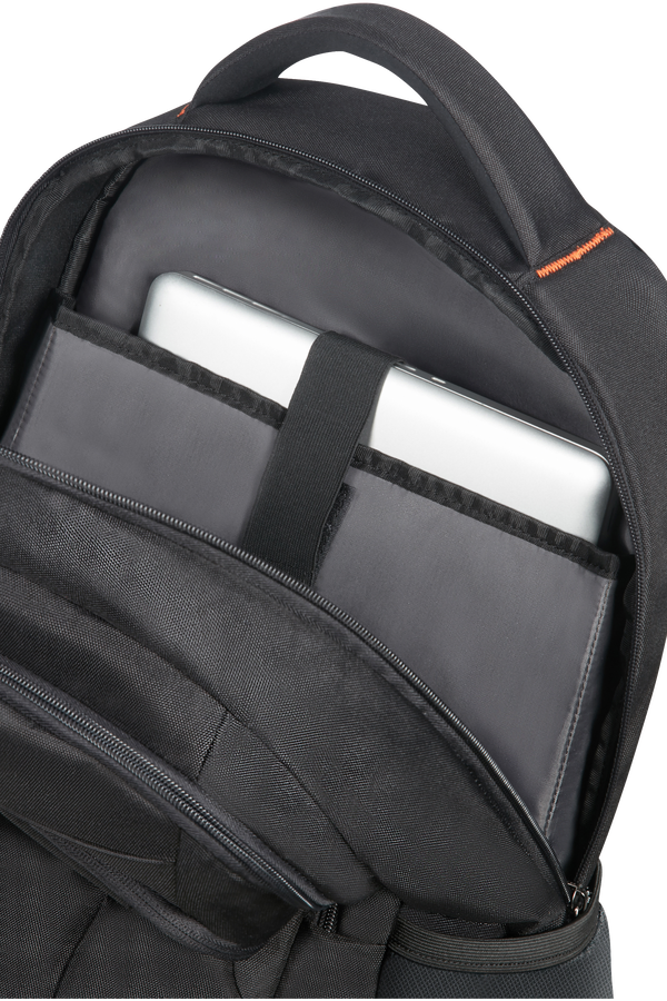 Mochila para Portátil 17.3" Preto/Laranja - AT Work | American Tourister