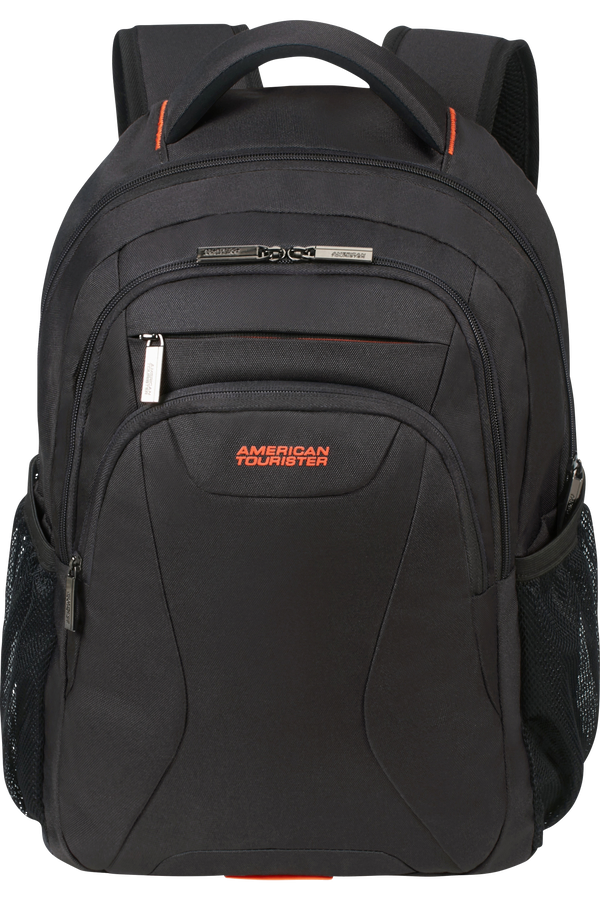 Mochila para Portátil 15.6" Preto/Laranja - AT Work | American Tourister