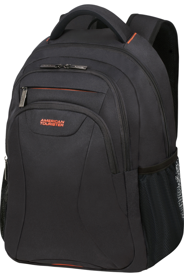 Mochila para Portátil 15.6" Preto/Laranja - AT Work | American Tourister