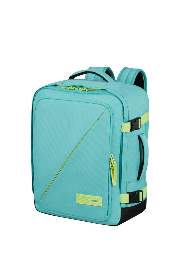 Mochila de Cabine S/M 15.6 Turquesa/Lima - Take2Cabin | American Tourister®