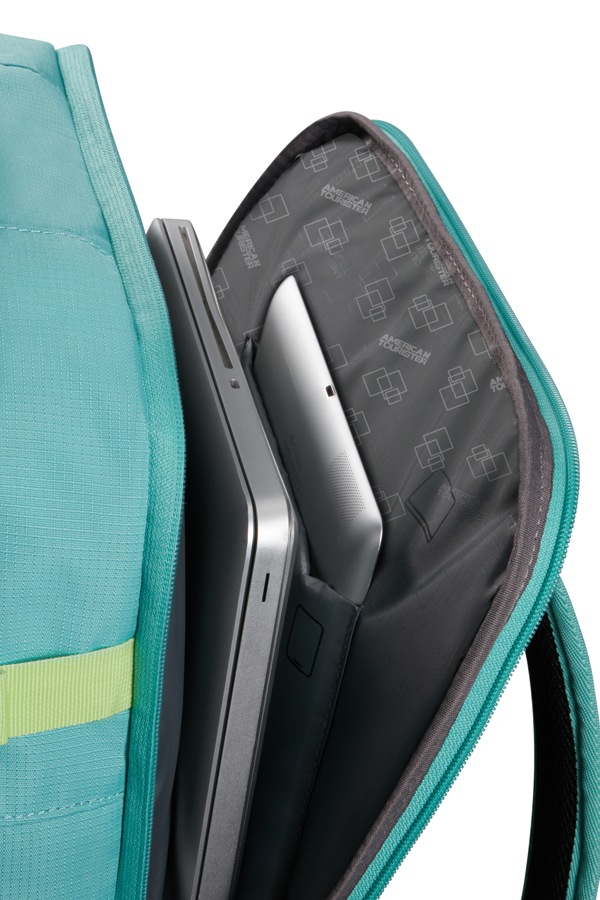 Mochila de Cabine S/M 15.6 Turquesa/Lima - Take2Cabin | American Tourister®