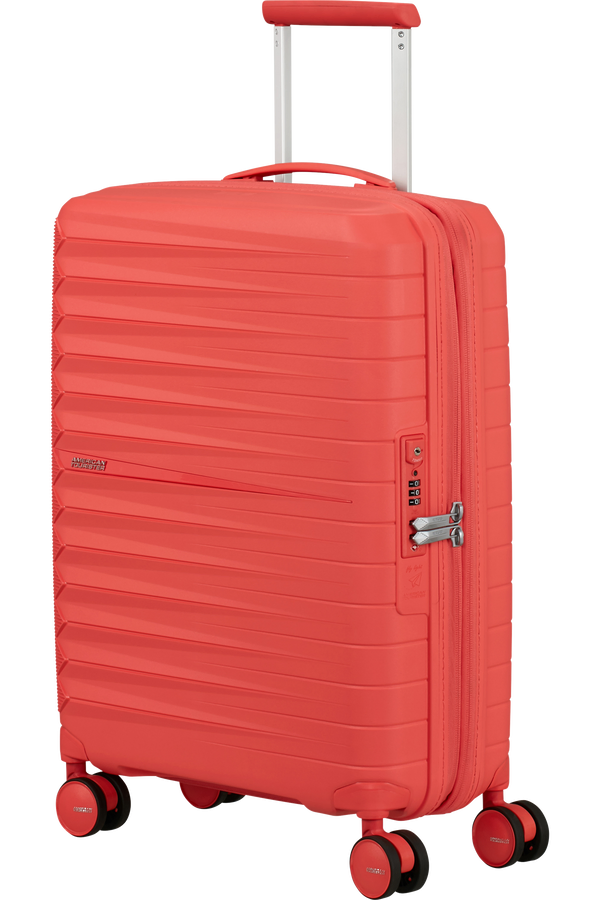 Mala de Cabine 55cm Expansível 4 Rodas Coral Pôr-do-Sol - FastForward | American Tourister