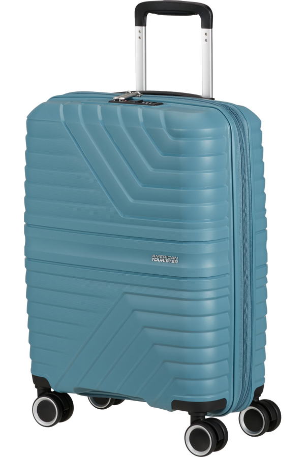 Mala de Cabine 55cm Expansível 4 Rodas Azul Tempestade - Flytwist | American Tourister