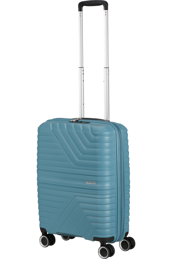 Mala de Cabine 55cm Expansível 4 Rodas Azul Tempestade - Flytwist | American Tourister