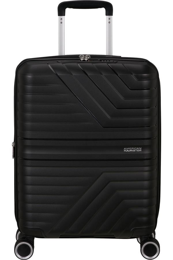 Mala de Cabine 55cm Expansível 4 Rodas Preto - Flytwist | American Tourister