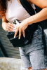 Bolsa Sling Preto Asfalto - Urban Track | American Tourister®