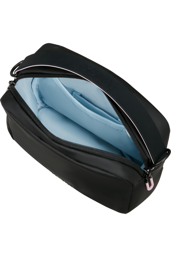 Bolsa Tiracolo Preto - PuffyPop | American Tourister