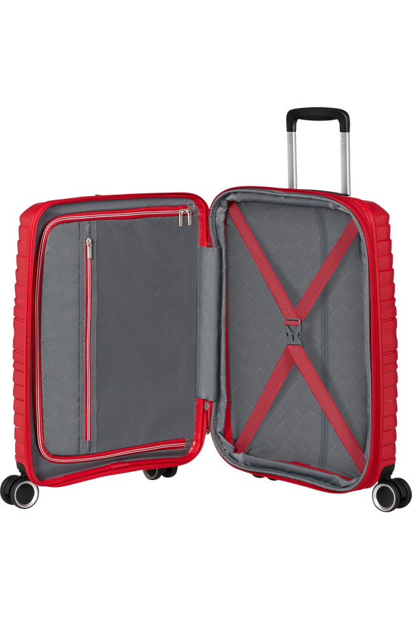 Mala de Cabine 55cm Expansível 4 Rodas Vermelho - Flytwist | American Tourister