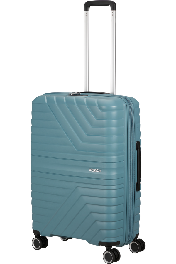 Mala de Viagem Média 67cm Expansível 4 Rodas Azul Tempestade - Flytwist | American Tourister