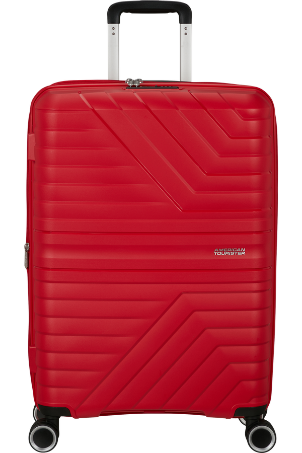 Mala de Viagem Média 67cm Expansível 4 Rodas Vermelho - Flytwist | American Tourister