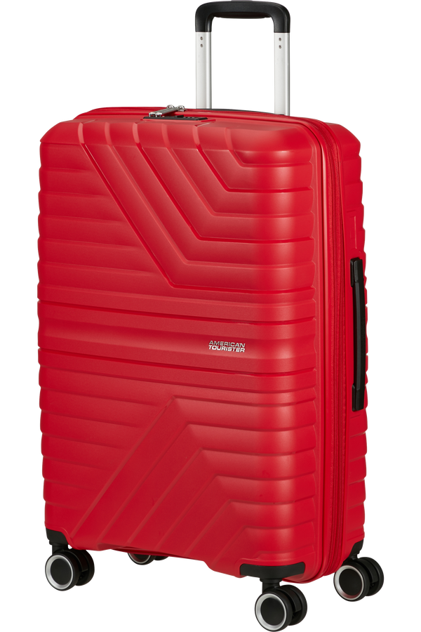 Mala de Viagem Média 67cm Expansível 4 Rodas Vermelho - Flytwist | American Tourister