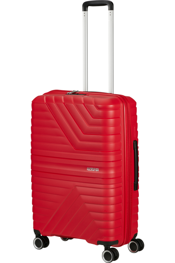 Mala de Viagem Média 67cm Expansível 4 Rodas Vermelho - Flytwist | American Tourister