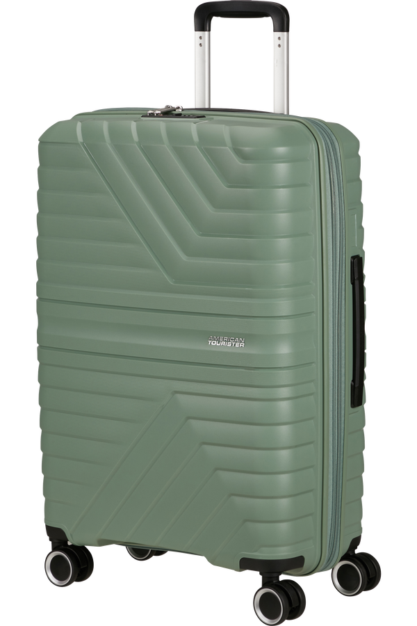 Mala de Viagem Média 67cm Expansível 4 Rodas Verde Botânico - Flytwist | American Tourister