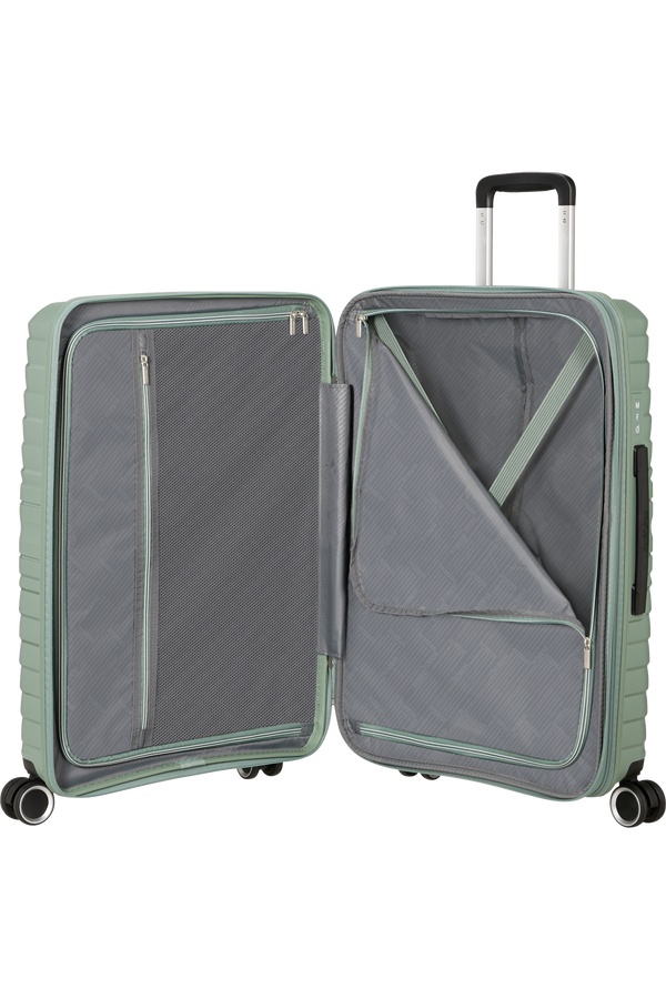 Mala de Viagem Média 67cm Expansível 4 Rodas Verde Botânico - Flytwist | American Tourister