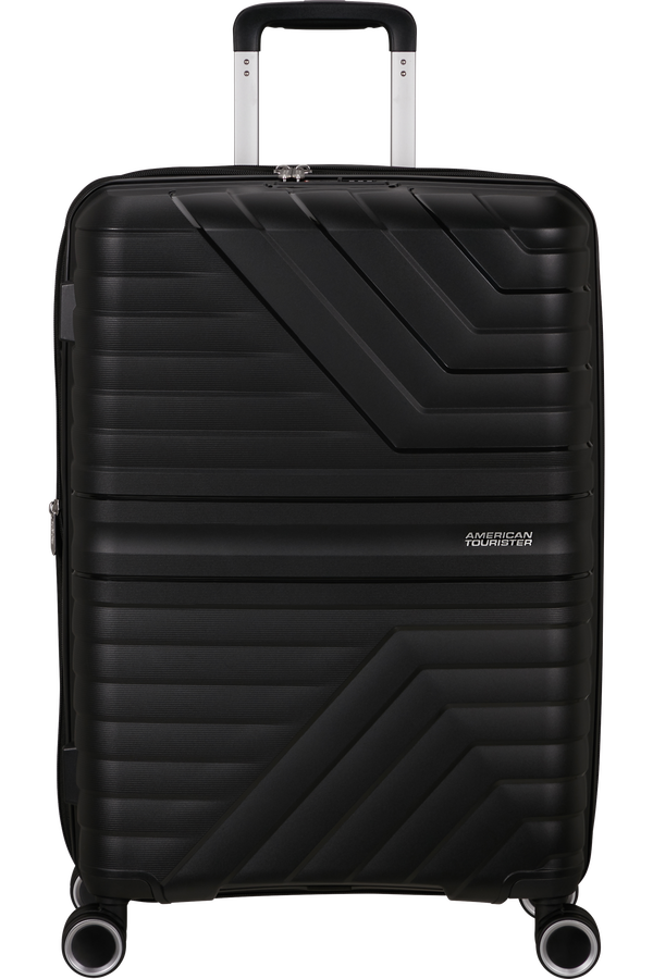 Mala de Viagem Grande 78cm Expansível 4 Rodas Preto - Flytwist | American Tourister