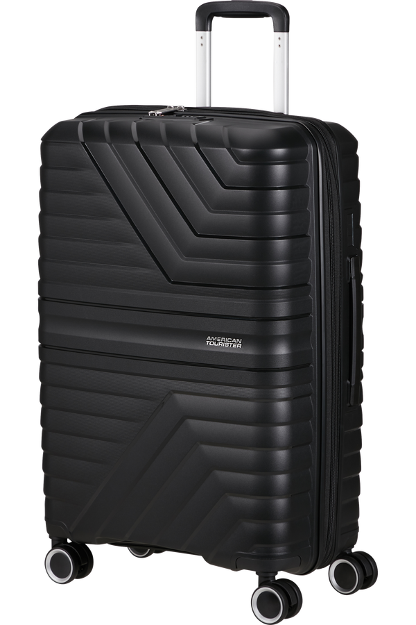 Mala de Viagem Grande 78cm Expansível 4 Rodas Preto - Flytwist | American Tourister