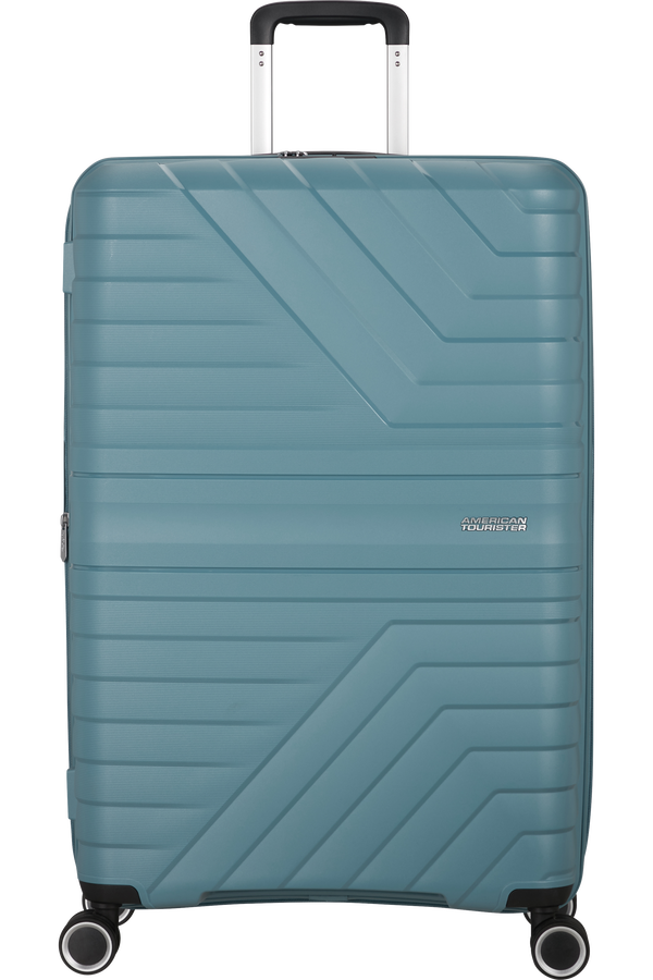 Mala de Viagem Grande 78cm Expansível 4 Rodas Azul Tempestade - Flytwist | American Tourister