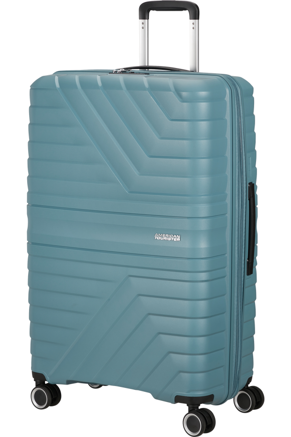 Mala de Viagem Grande 78cm Expansível 4 Rodas Azul Tempestade - Flytwist | American Tourister
