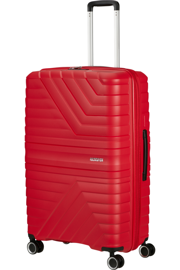 Mala de Viagem Grande 78cm Expansível 4 Rodas Vermelho - Flytwist | American Tourister