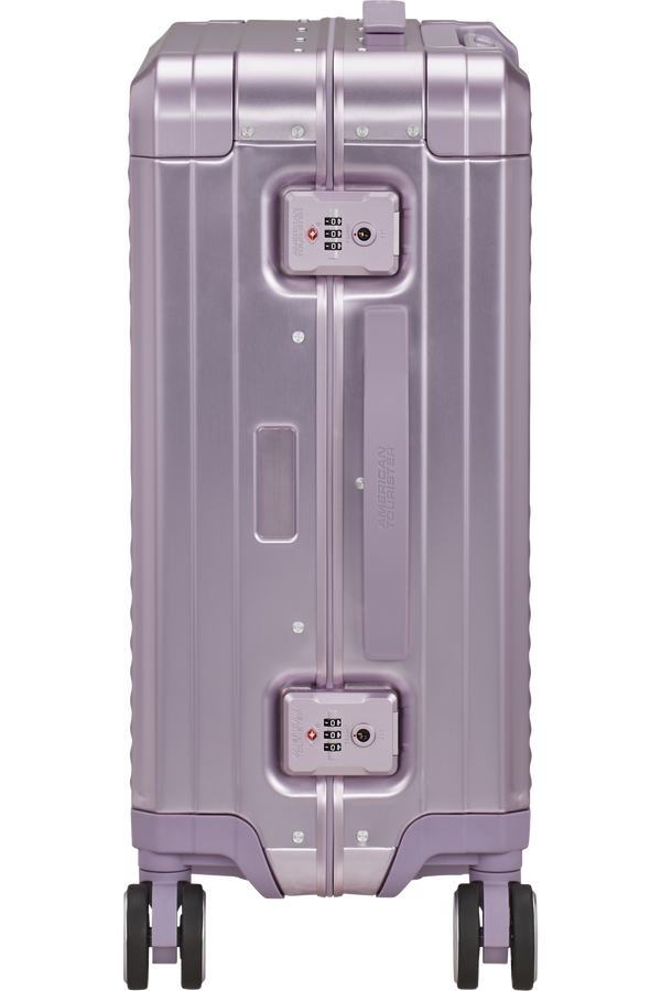 Mala de Cabine 55cm 4 Rodas em Alumínio Lilás - Soundbox Alu | American Tourister®