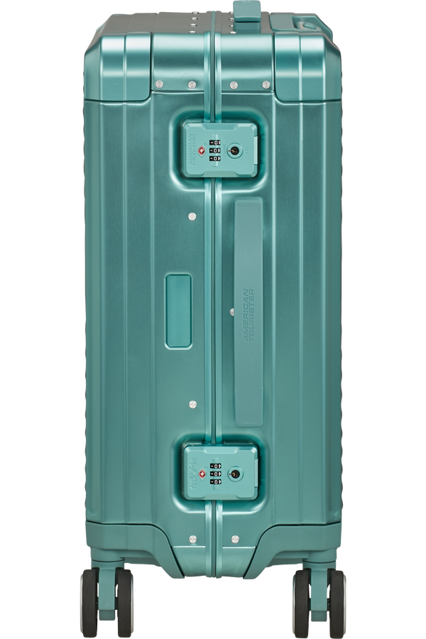 Mala de Cabine 55cm 4 Rodas em Alumínio Turquesa - Soundbox Alu | American Tourister®