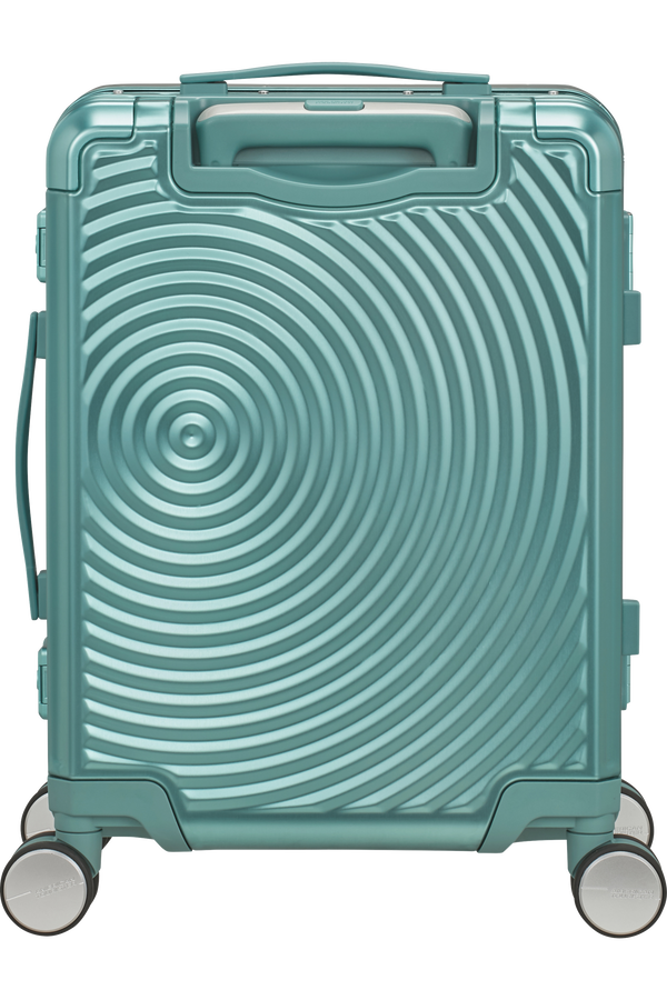 Mala de Cabine 55cm 4 Rodas em Alumínio Turquesa - Soundbox Alu | American Tourister®