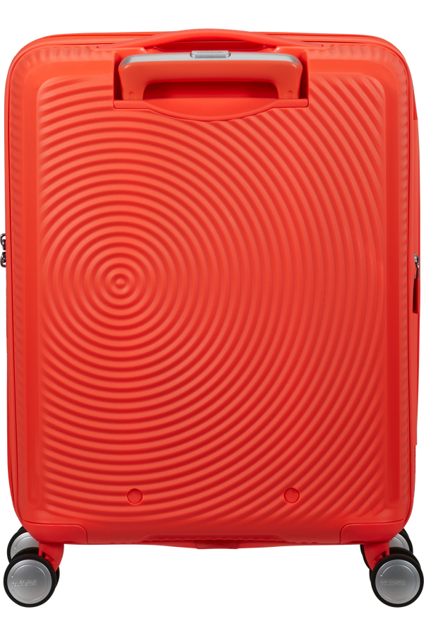 Mala de Cabine 55cm Expansível 4 Rodas Laranja Néon - Soundbox | American Tourister®