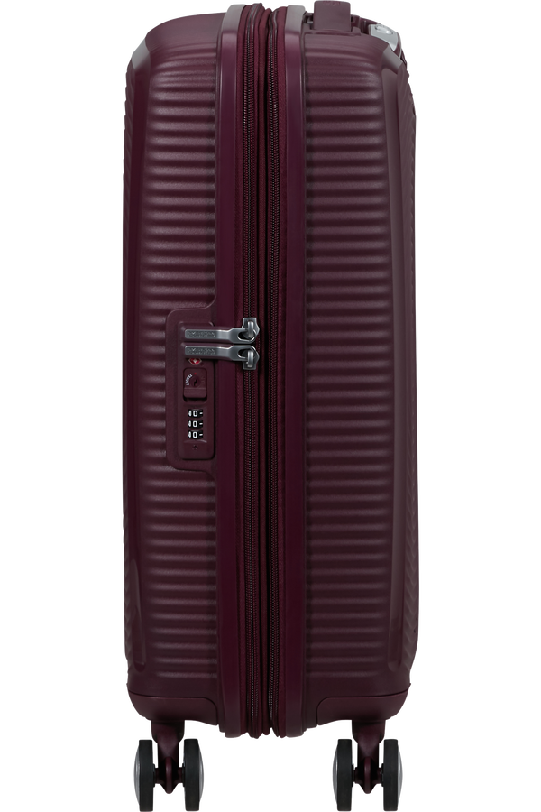 Mala de Cabine 55cm Expansível 4 Rodas Cereja Silvestre - Soundbox | American Tourister®
