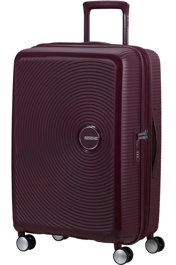 Mala de Viagem Média 67cm Expansível 4 Rodas Cereja Silvestre - Soundbox | American Tourister®