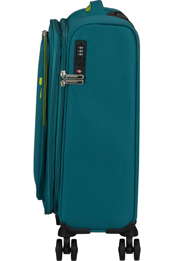 Mala de Cabine 55cm Expansível 4 Rodas Verde-Petróleo - CloudRider | American Tourister®