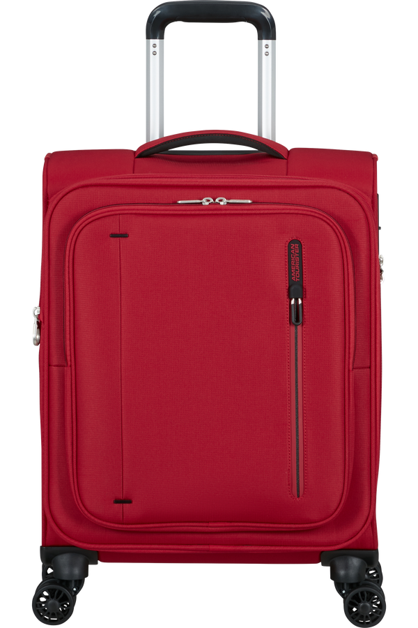 Mala de Cabine 55cm Expansível 4 Rodas Vermelho Astral - CloudRider | American Tourister®