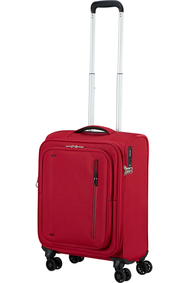 Mala de Cabine 55cm Expansível 4 Rodas Vermelho Astral - CloudRider | American Tourister®