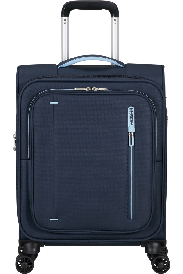 Mala de Cabine 55cm Expansível 4 Rodas Azul-Marinho - CloudRider | American Tourister®