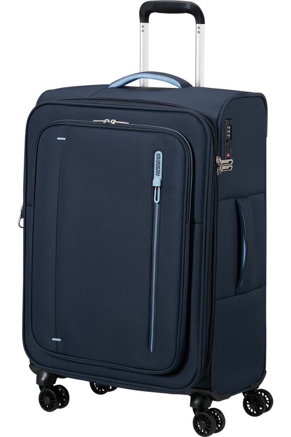 Mala de Viagem Média 67cm Expansível 4 Rodas Azul-Marinho - CloudRider | American Tourister®