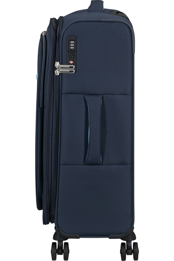 Mala de Viagem Média 67cm Expansível 4 Rodas Azul-Marinho - CloudRider | American Tourister®