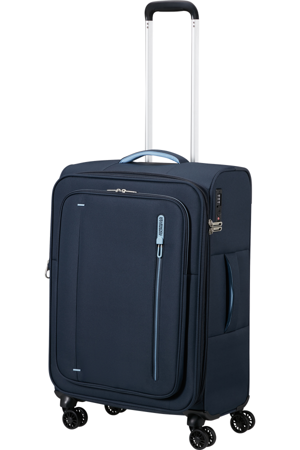 Mala de Viagem Média 67cm Expansível 4 Rodas Azul-Marinho - CloudRider | American Tourister®