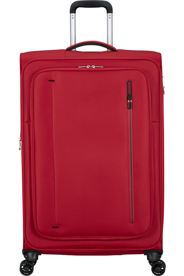 Mala de Viagem Grande 77cm cm Expansível 4 Rodas Vermelho Astral - CloudRider | American Tourister®