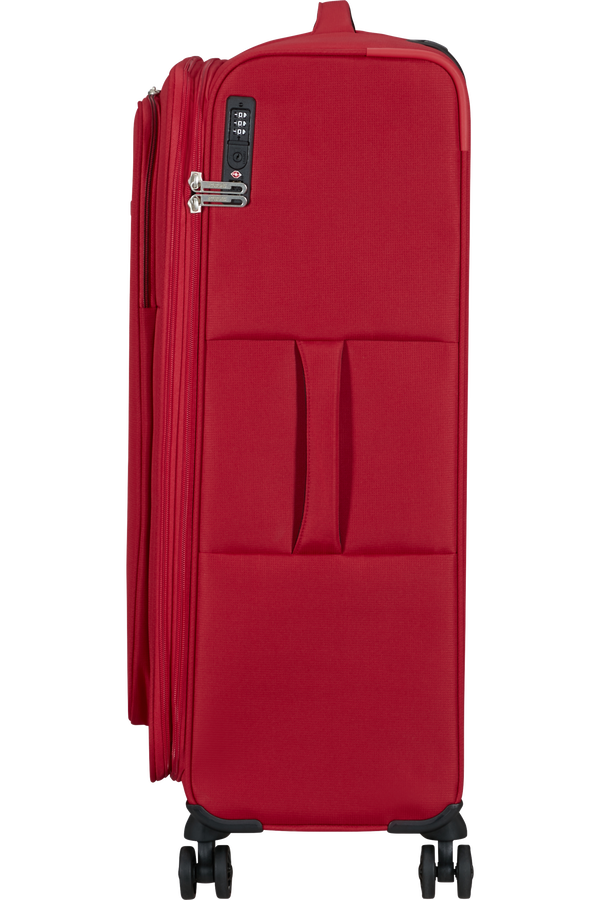 Mala de Viagem Grande 77cm cm Expansível 4 Rodas Vermelho Astral - CloudRider | American Tourister®