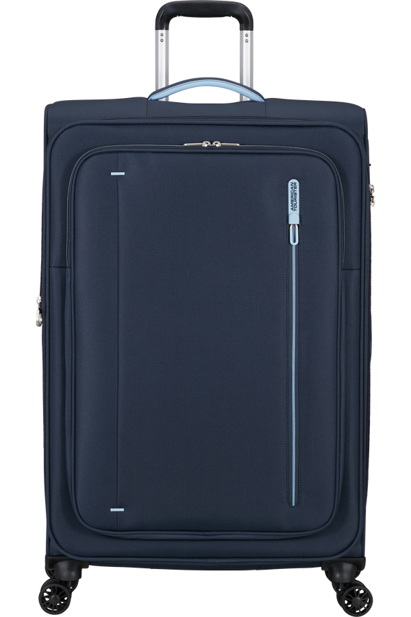 Mala de Viagem Grande 77cm cm Expansível 4 Rodas Azul-Marinho - CloudRider | American Tourister®
