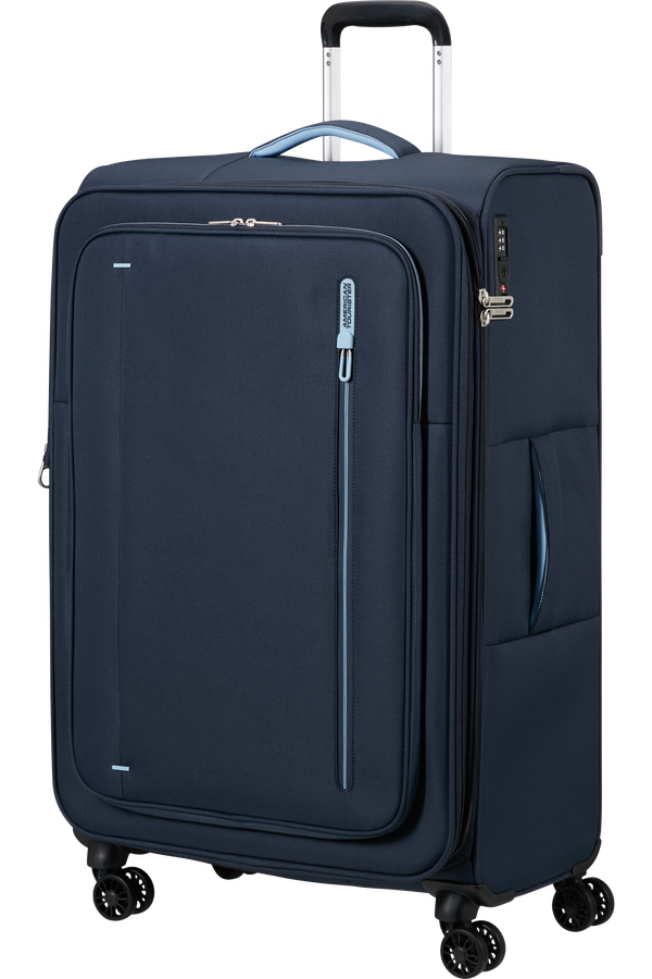 Mala de Viagem Grande 77cm cm Expansível 4 Rodas Azul-Marinho - CloudRider | American Tourister®