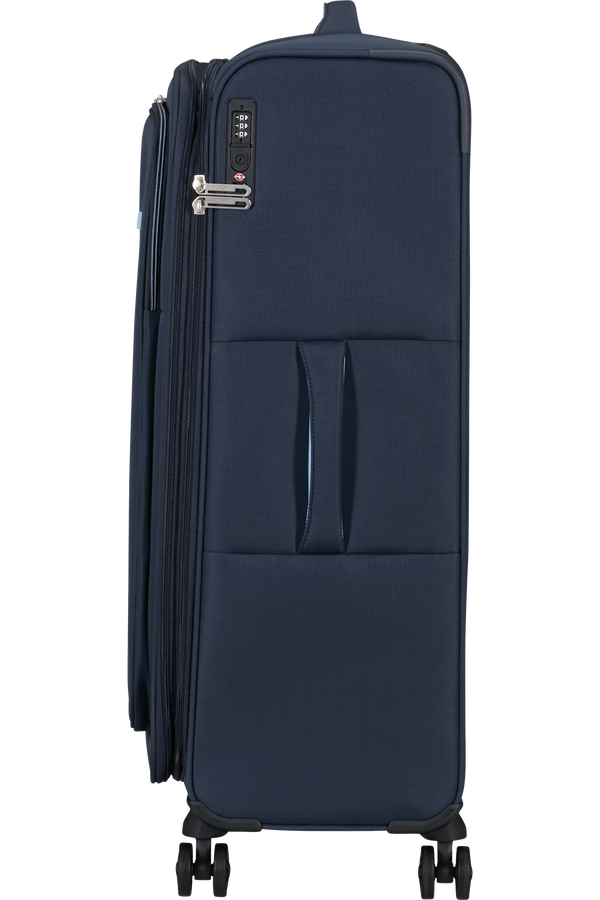 Mala de Viagem Grande 77cm cm Expansível 4 Rodas Azul-Marinho - CloudRider | American Tourister®