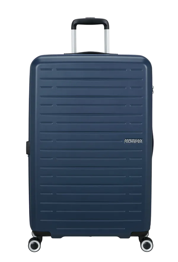 Mala de Viagem Grande 76cm Expansível 4 Rodas Azul-Escuro - AeroJoy | American Tourister