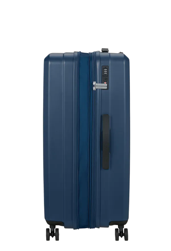 Mala de Viagem Grande 76cm Expansível 4 Rodas Azul-Escuro - AeroJoy | American Tourister