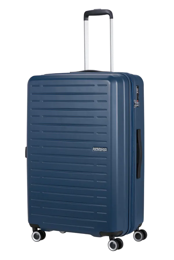 Mala de Viagem Grande 76cm Expansível 4 Rodas Azul-Escuro - AeroJoy | American Tourister
