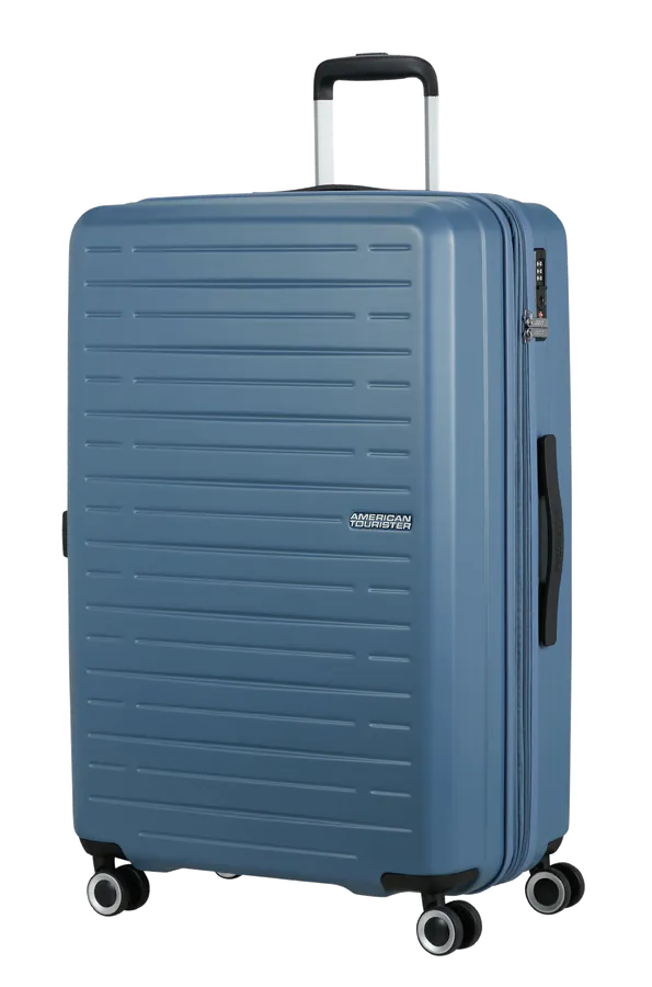 Mala de Viagem Grande 76cm Expansível 4 Rodas Azul-Coroa - AeroJoy | American Tourister