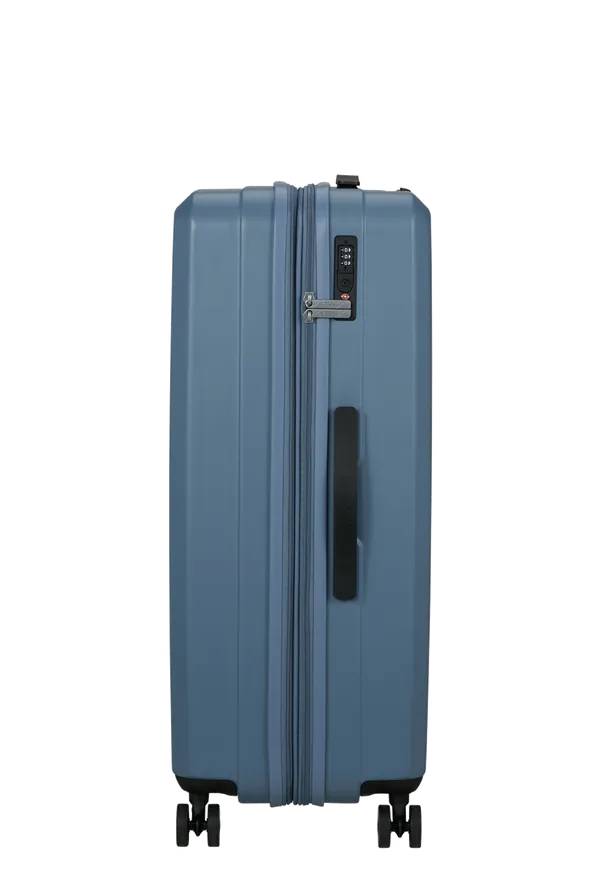 Mala de Viagem Grande 76cm Expansível 4 Rodas Azul-Coroa - AeroJoy | American Tourister