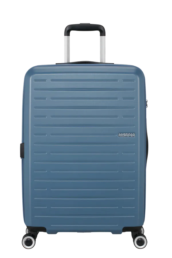 Mala de Viagem Média 66cm Expansível 4 Rodas Azul-Coroa - AeroJoy | American Tourister