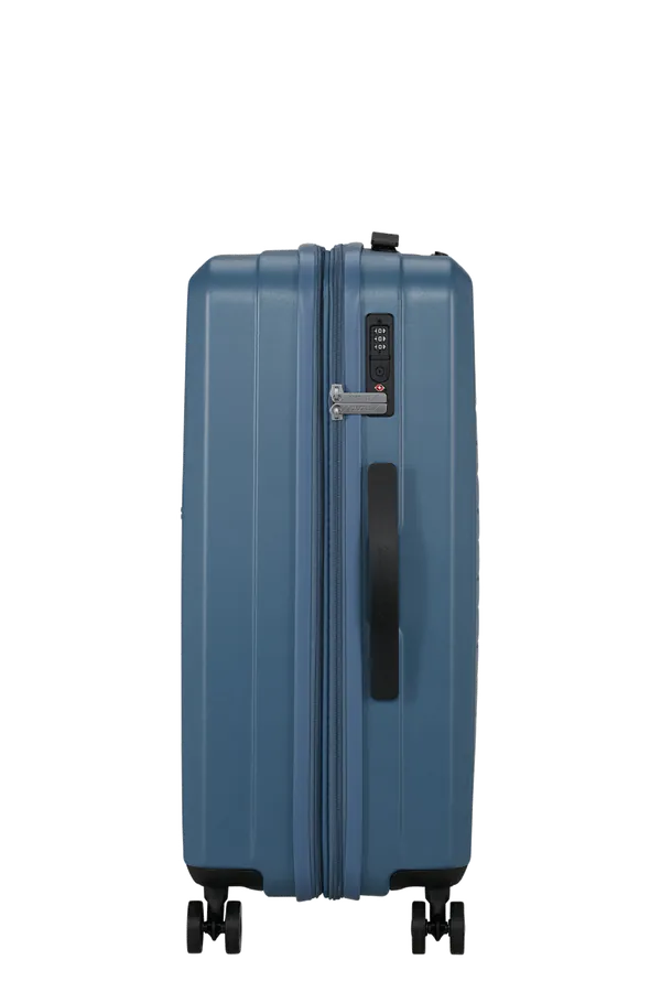 Mala de Viagem Média 66cm Expansível 4 Rodas Azul-Coroa - AeroJoy | American Tourister