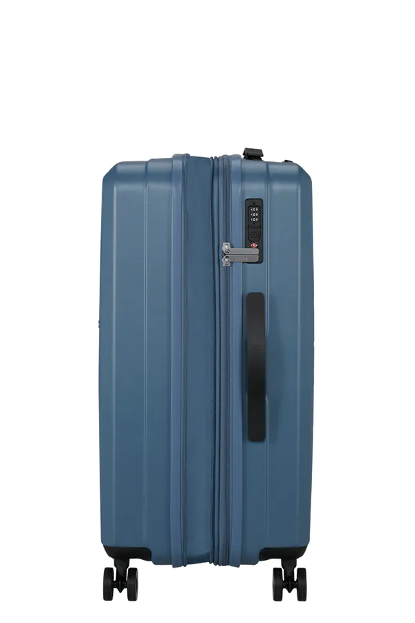 Mala de Viagem Média 66cm Expansível 4 Rodas Azul-Coroa - AeroJoy | American Tourister