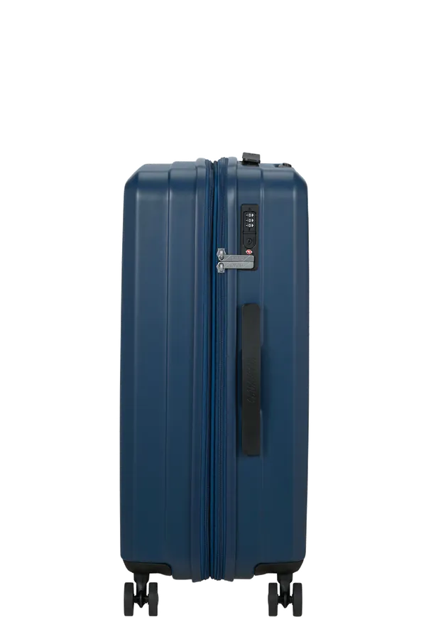 Mala de Viagem Média 66cm Expansível 4 Rodas Azul-Escuro - AeroJoy | American Tourister